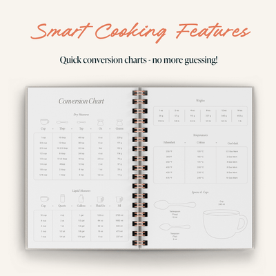 Cherry Recipe Journal | A5 Spiral Hardcover Recipe Book