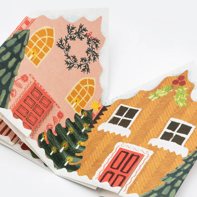 Christmas Houses Concertina