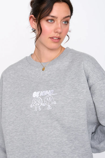 Be Kind Sweatshirt Grey