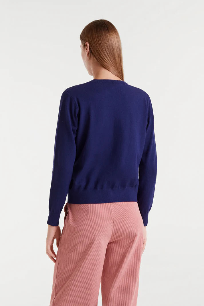 CF Heart Jumper Navy