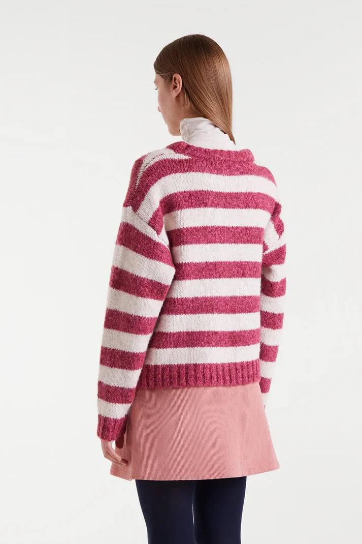 CF Jumper Pink Stripes