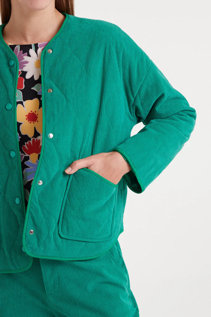 CF Corduroy Jacket Green