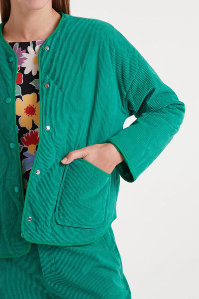 CF Corduroy Jacket Green