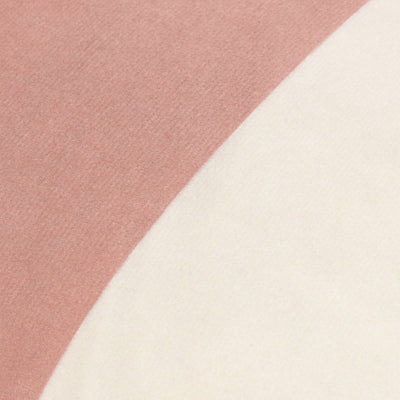 Araya Striped Velvet Cushion Pink: Pink 30 x 50cm