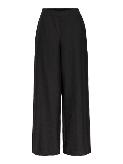 ObjYui Wide Trousers Black