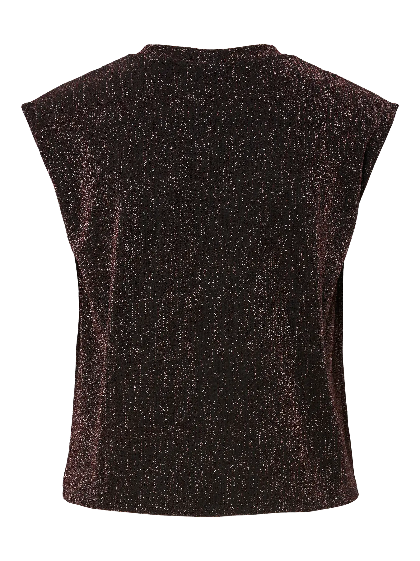 PcMaeve Top Hot Fudge Brown Lurex