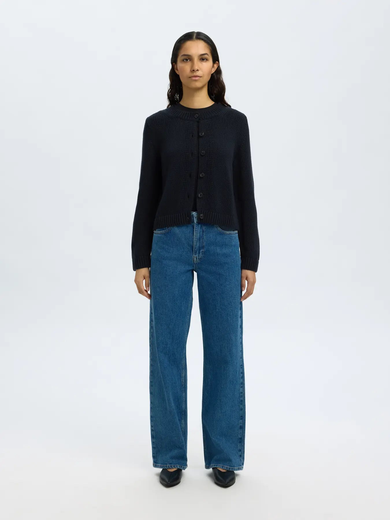 SlfIvy Cardigan Dark Sapphire
