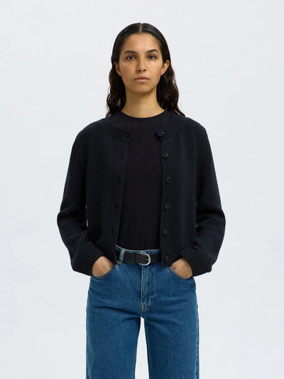 SlfIvy Cardigan Dark Sapphire