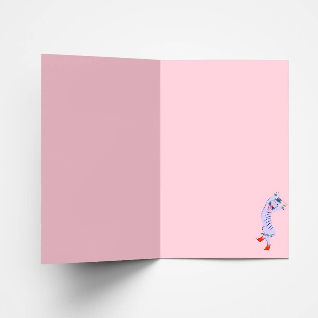 Cat party! birthday card