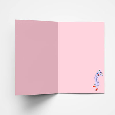 Cat party! birthday card