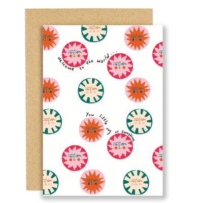 Little ray of sunshine- new baby card