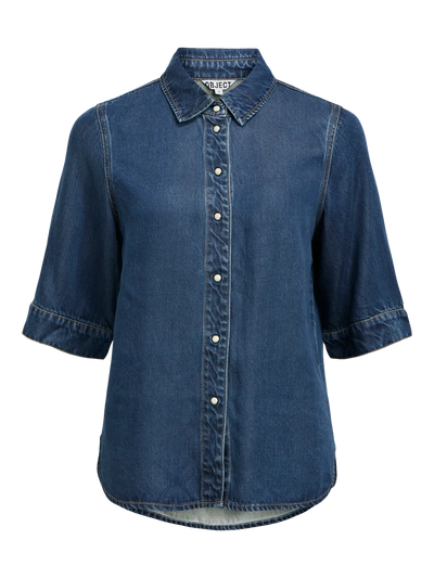 ObjFrame Denim Top Dark Blue