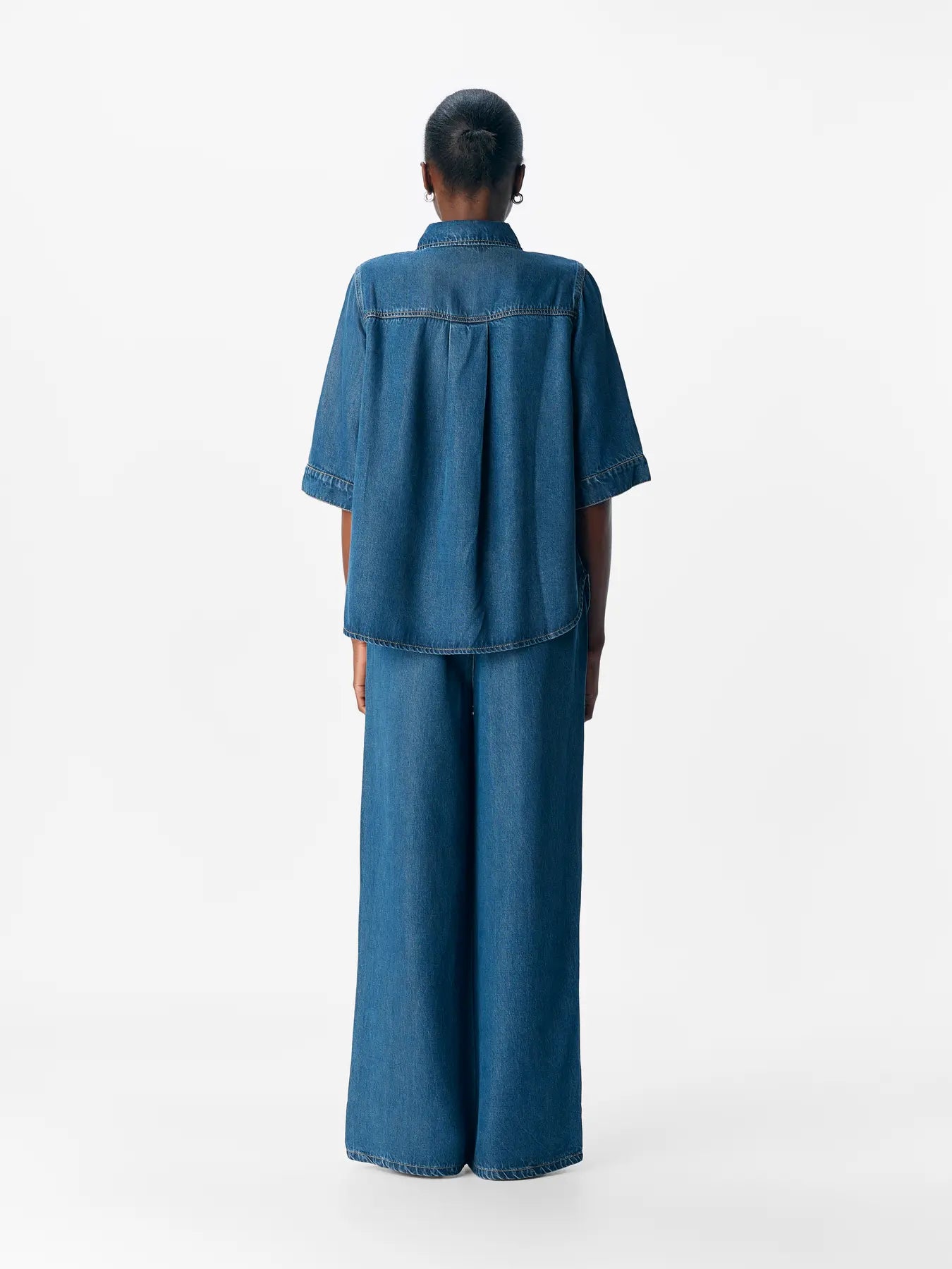 ObjFrame Denim Top Dark Blue