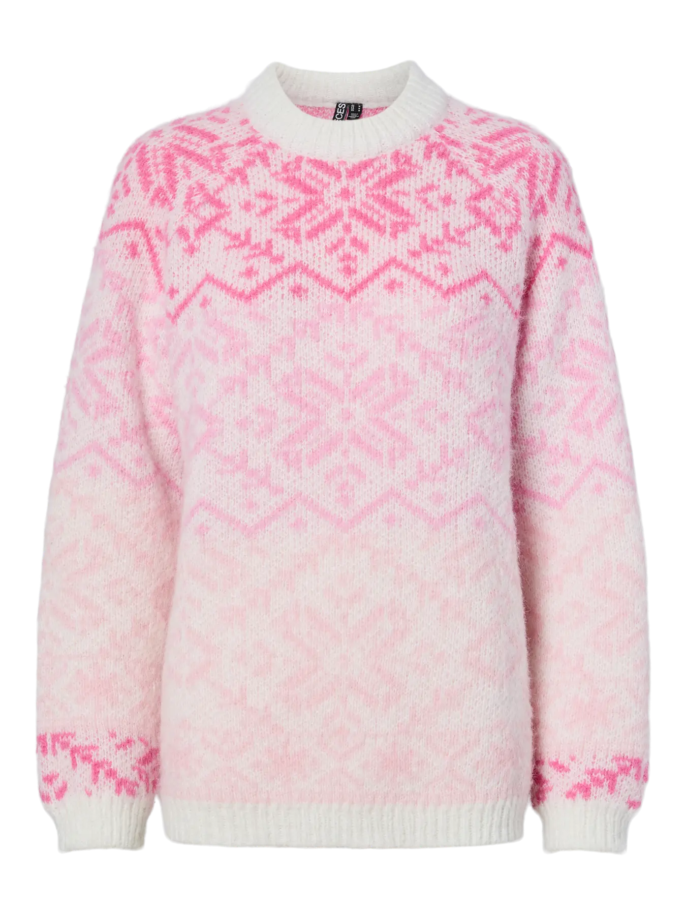 PcJo Knit Pink Jacquard