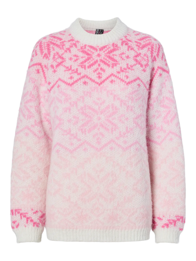 PcJo Knit Pink Jacquard