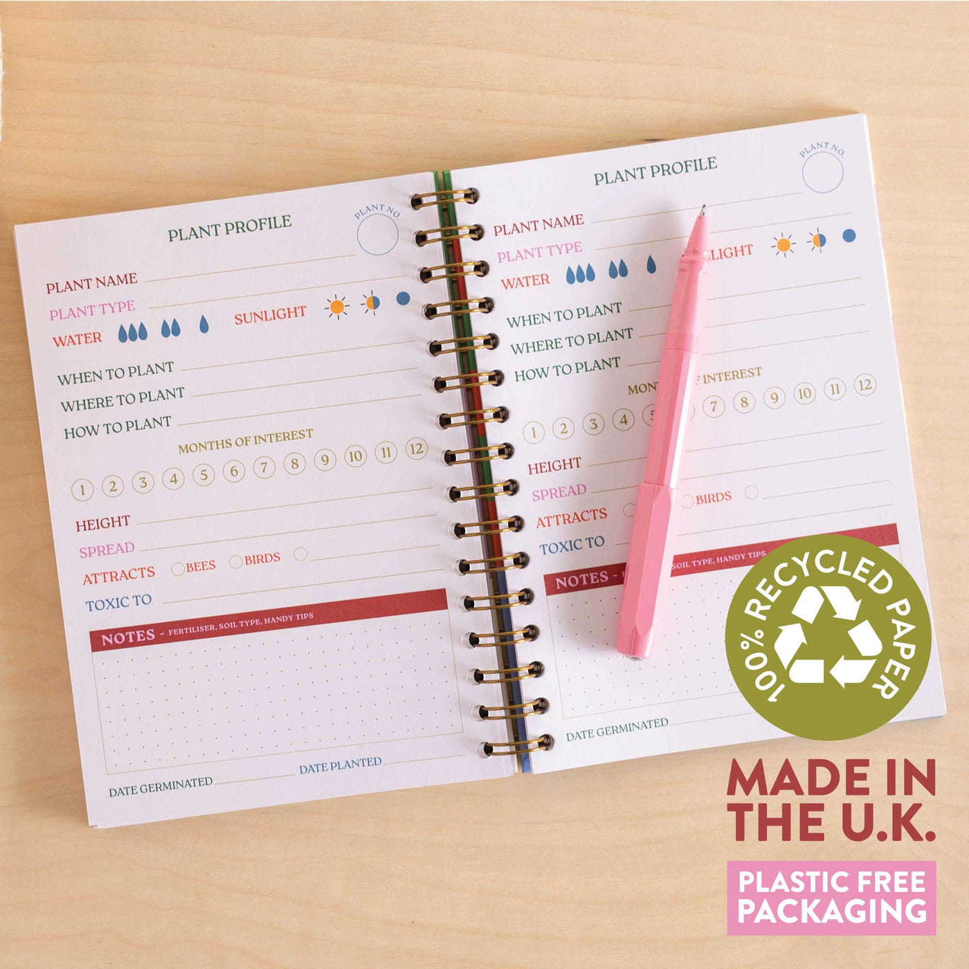 A5 In Bloom Gardeners Journal | Hardcover