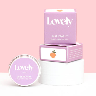 Lip Balm - Just Peachy - Peach Melba