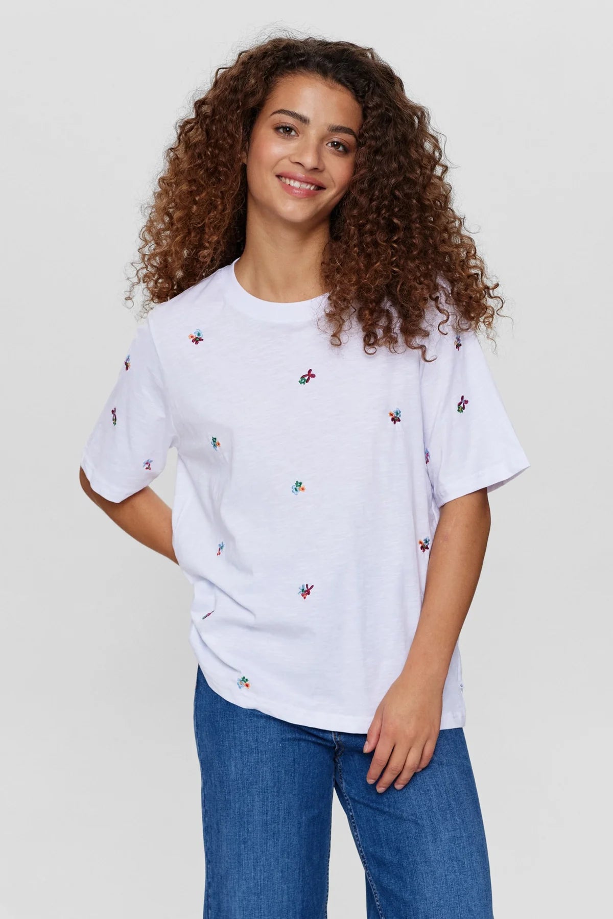NuElena T-Shirt White