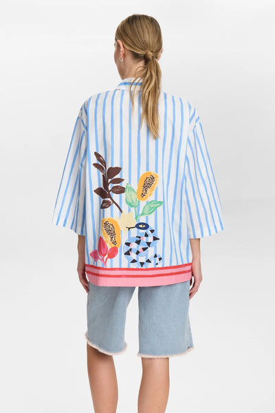 NuWendie Shirt White/Multi Print