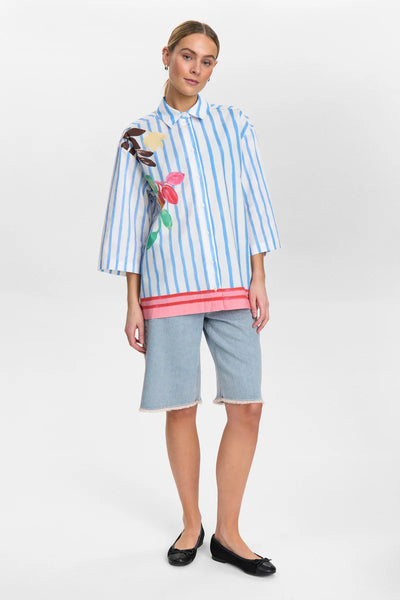 NuWendie Shirt White/Multi Print