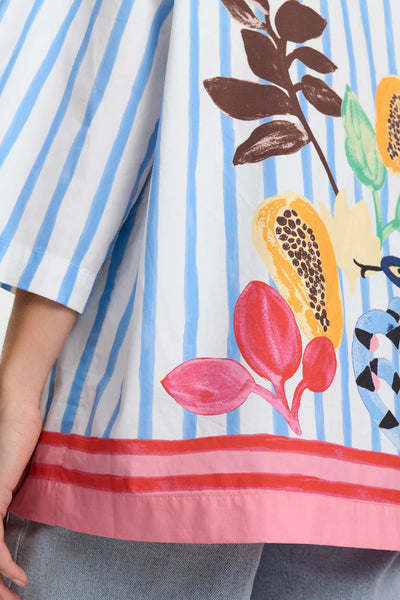 NuWendie Shirt White/Multi Print