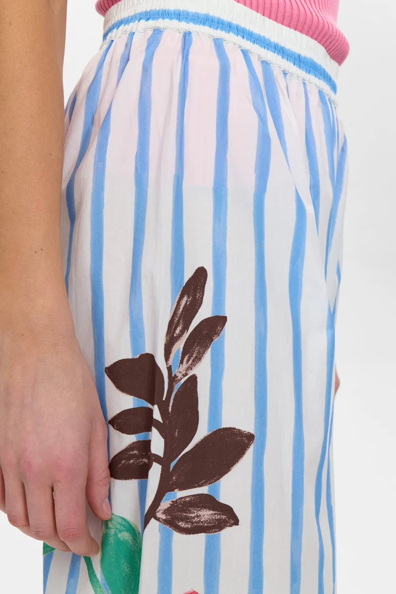 NuWendie Trousers White/Multi Print