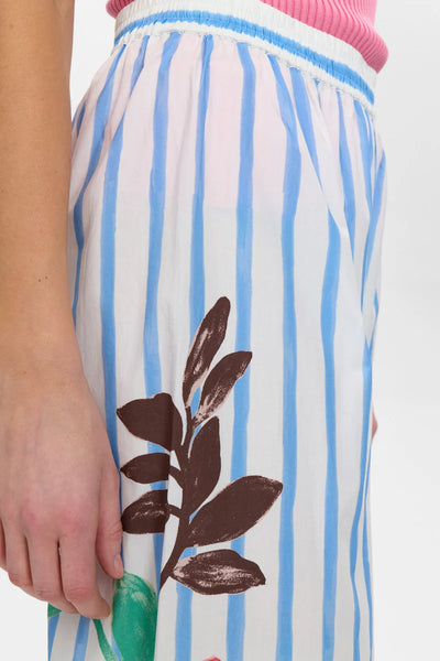 NuWendie Trousers White/Multi Print