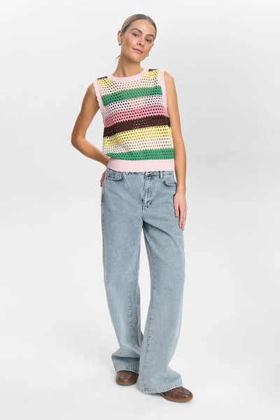 NuMoana Knit Vest Multi Stripes