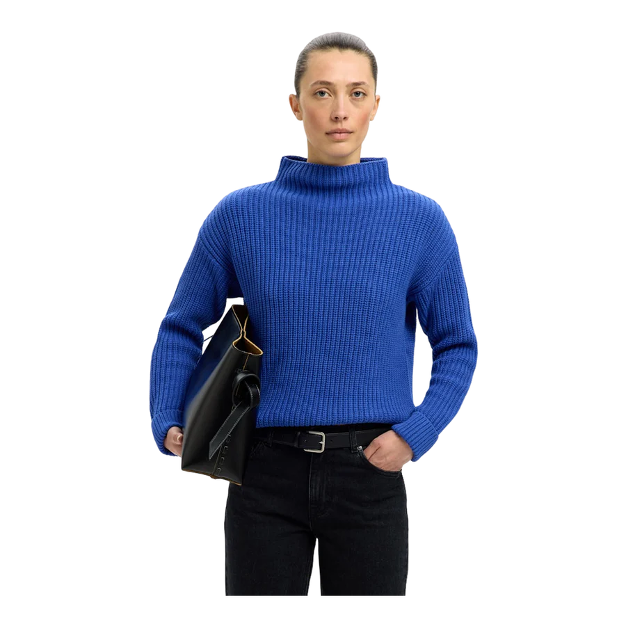 SlfSelma Knit dazzling Blue