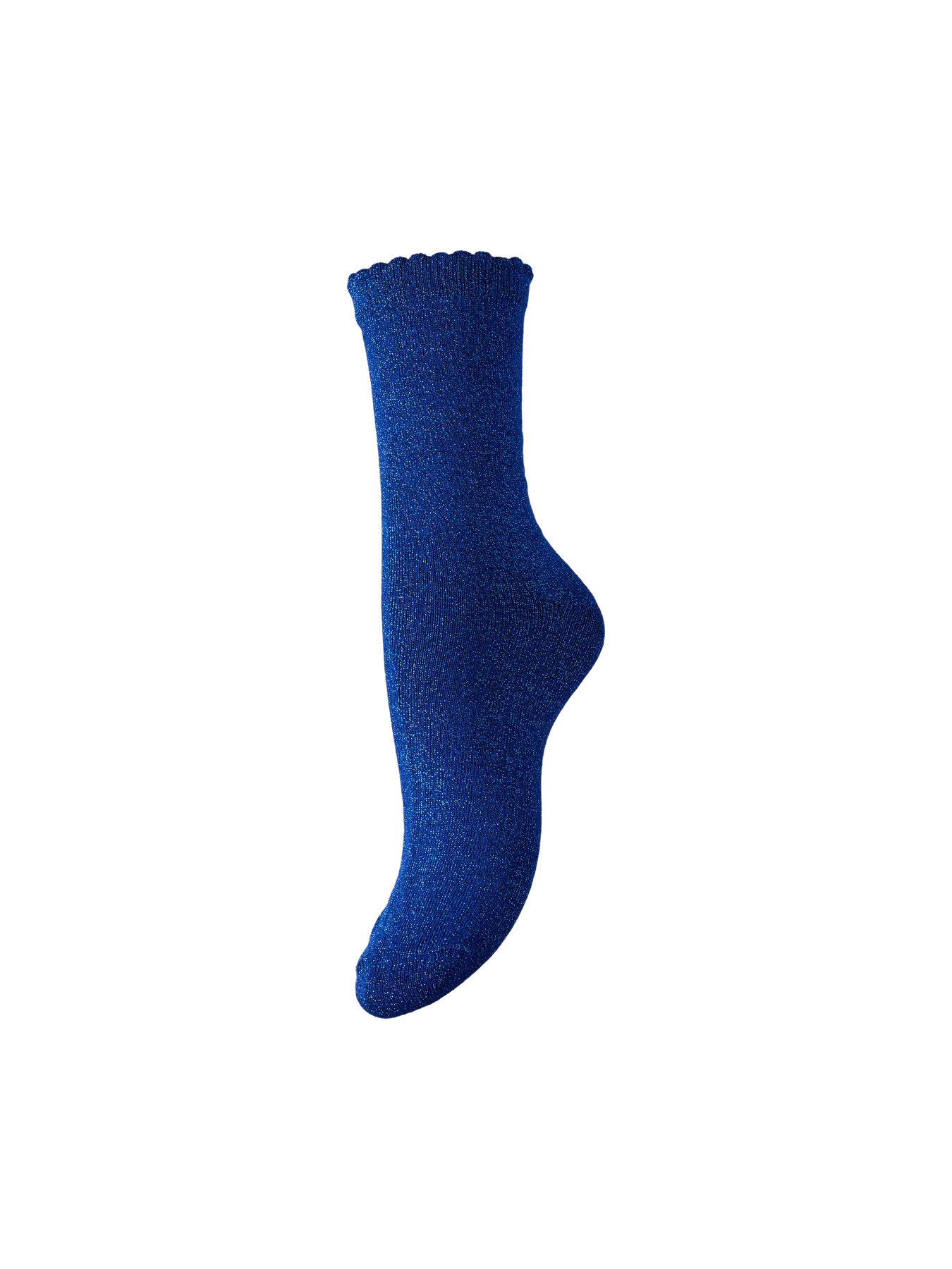PcSebby Glitter Socks Solid Bluing