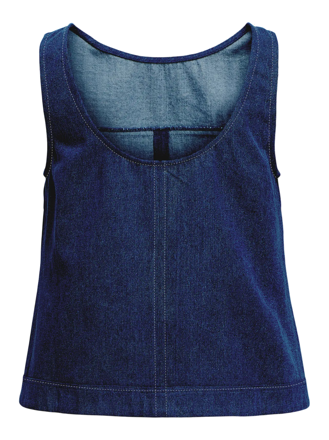 ObjReese Denim Top Medium Blue