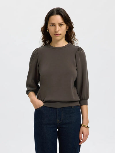SlfTenny Sweatshirt Delicioso Brown
