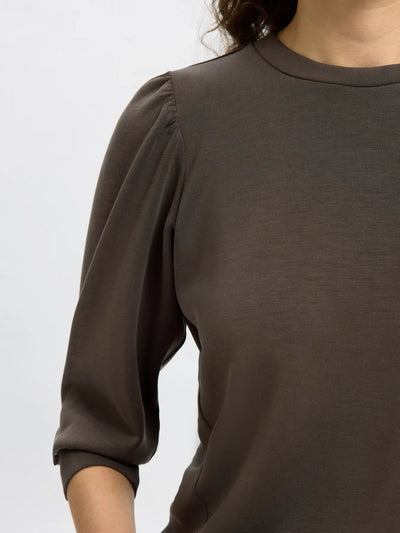 SlfTenny Sweatshirt Delicioso Brown