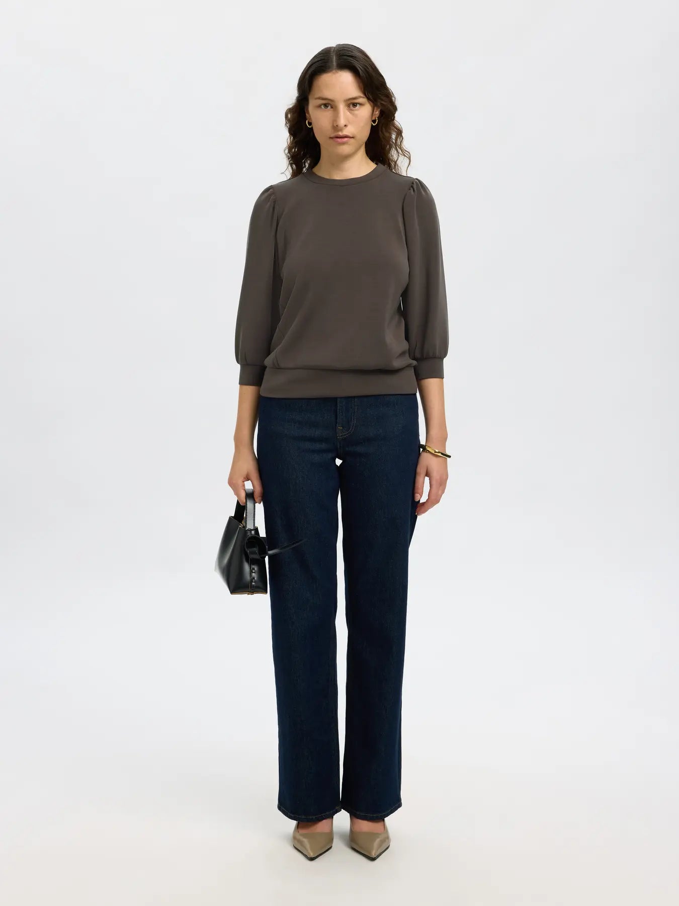 SlfTenny Sweatshirt Delicioso Brown
