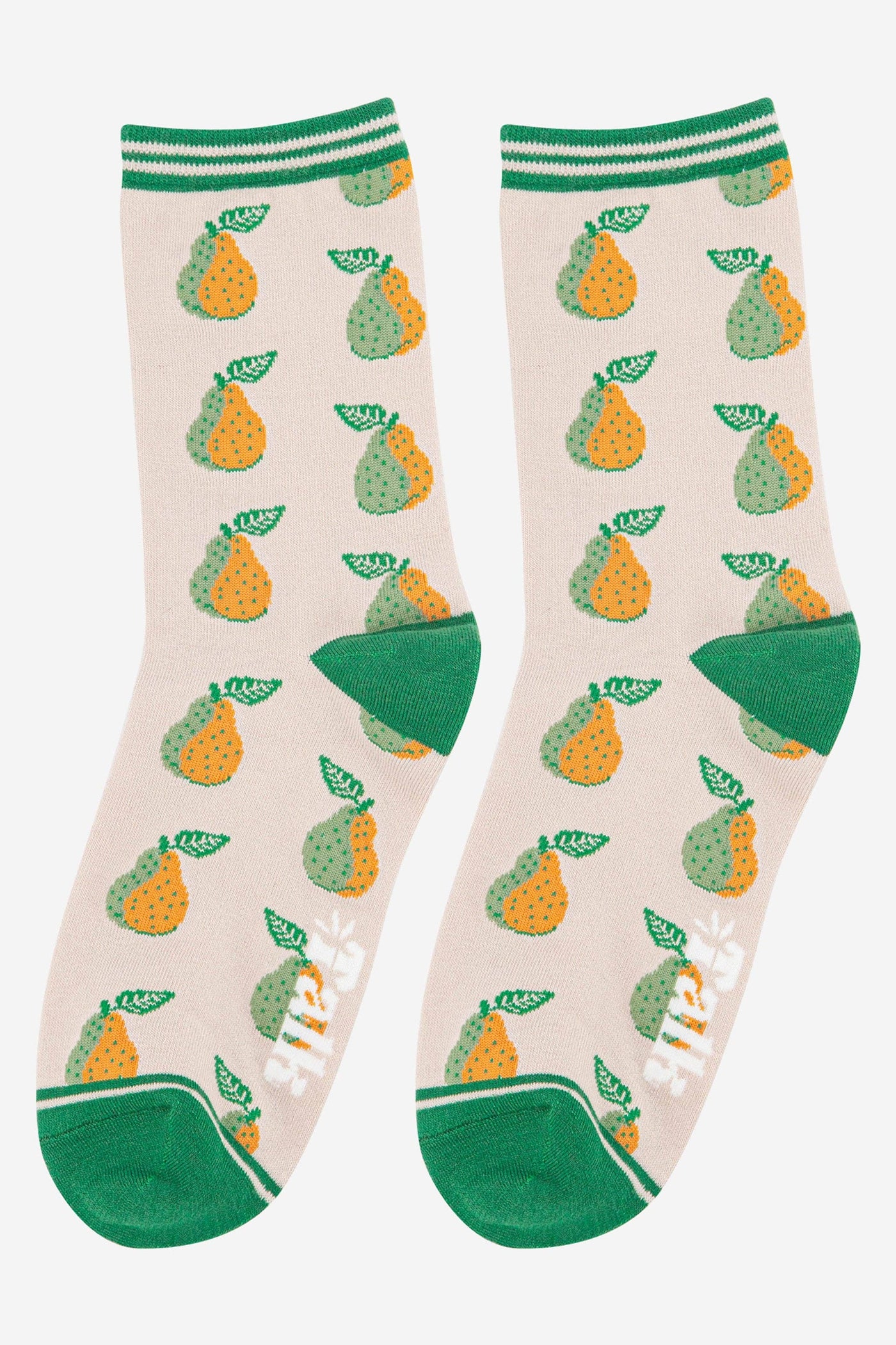 Women's Pear Fruit Bamboo Socks