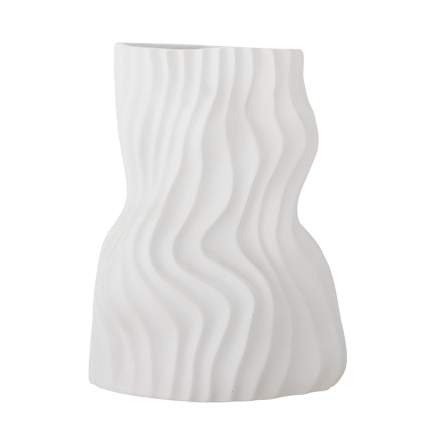 Sahal Vase White Waves