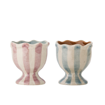 Willa Egg Cup Rose Stripe