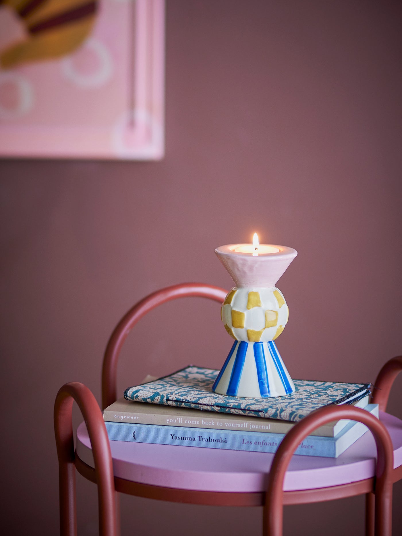 Bob Candle Holder Rose
