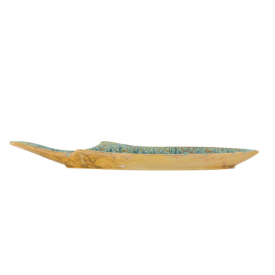 Hadden Serving Plate Green Fish