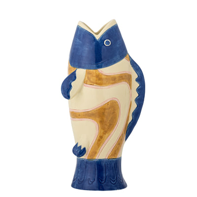 Irving Vase Blue Fish