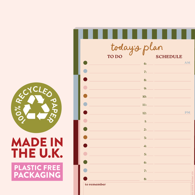 A5 Boho Nouveau | Daily Planner Pad