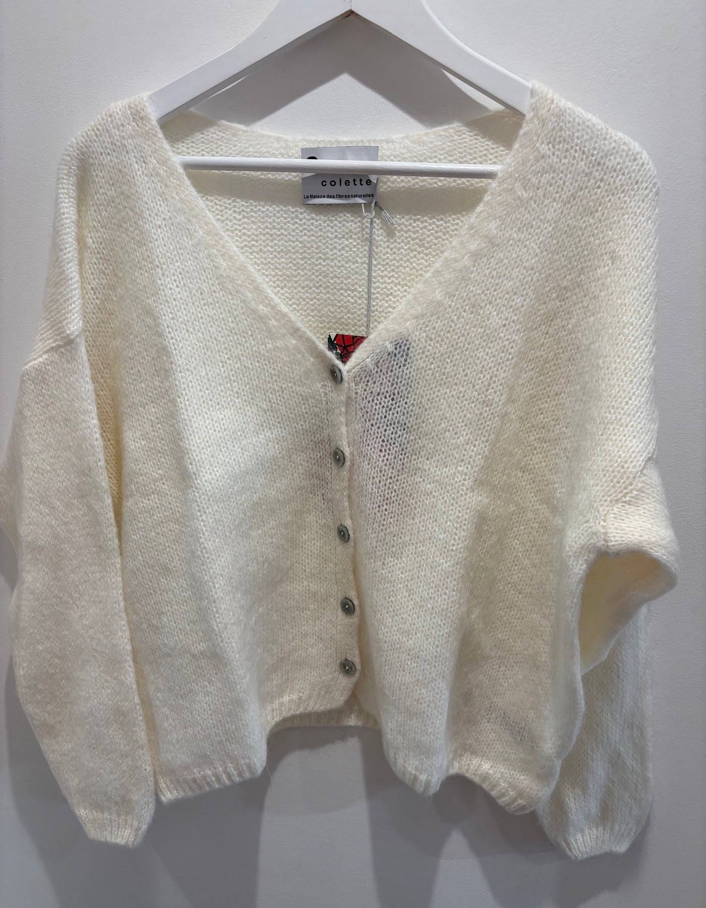 Mohair Cardigan - Milk