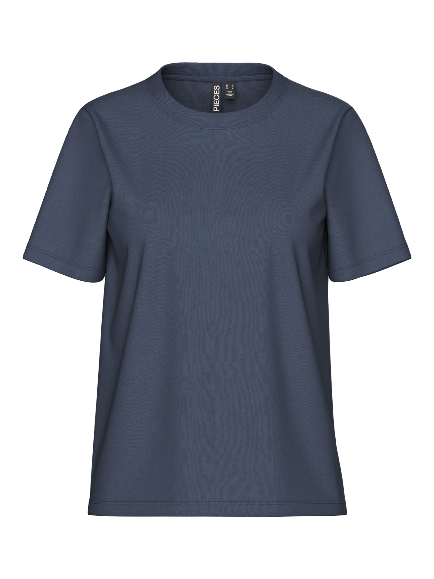 PcRia SS Solid Tee Ombre Blue