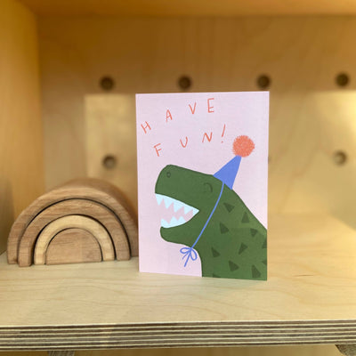 Party T Rex card