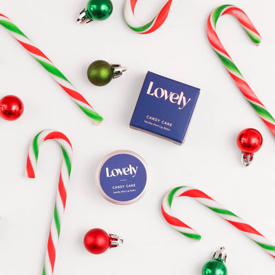 Lip Balm - Candy Cane - Peppermint Vanilla (Seasonal)