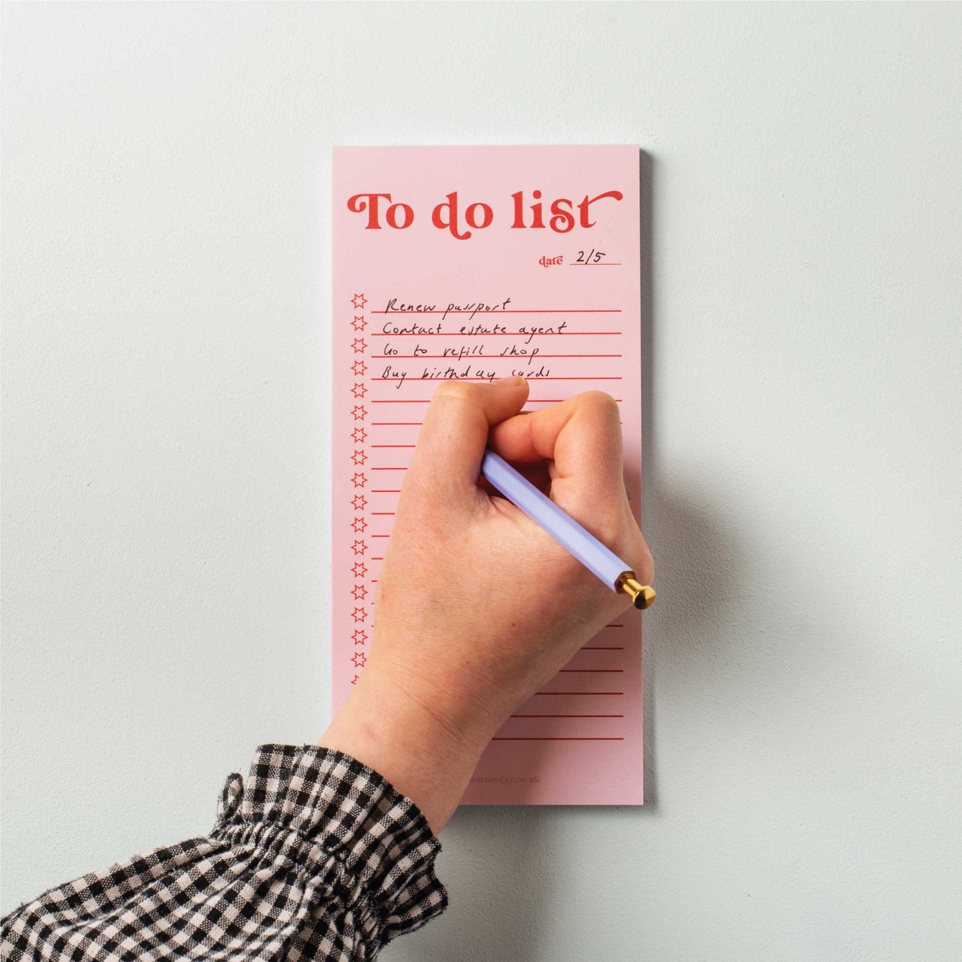 To Do List Pad | Pink & Red