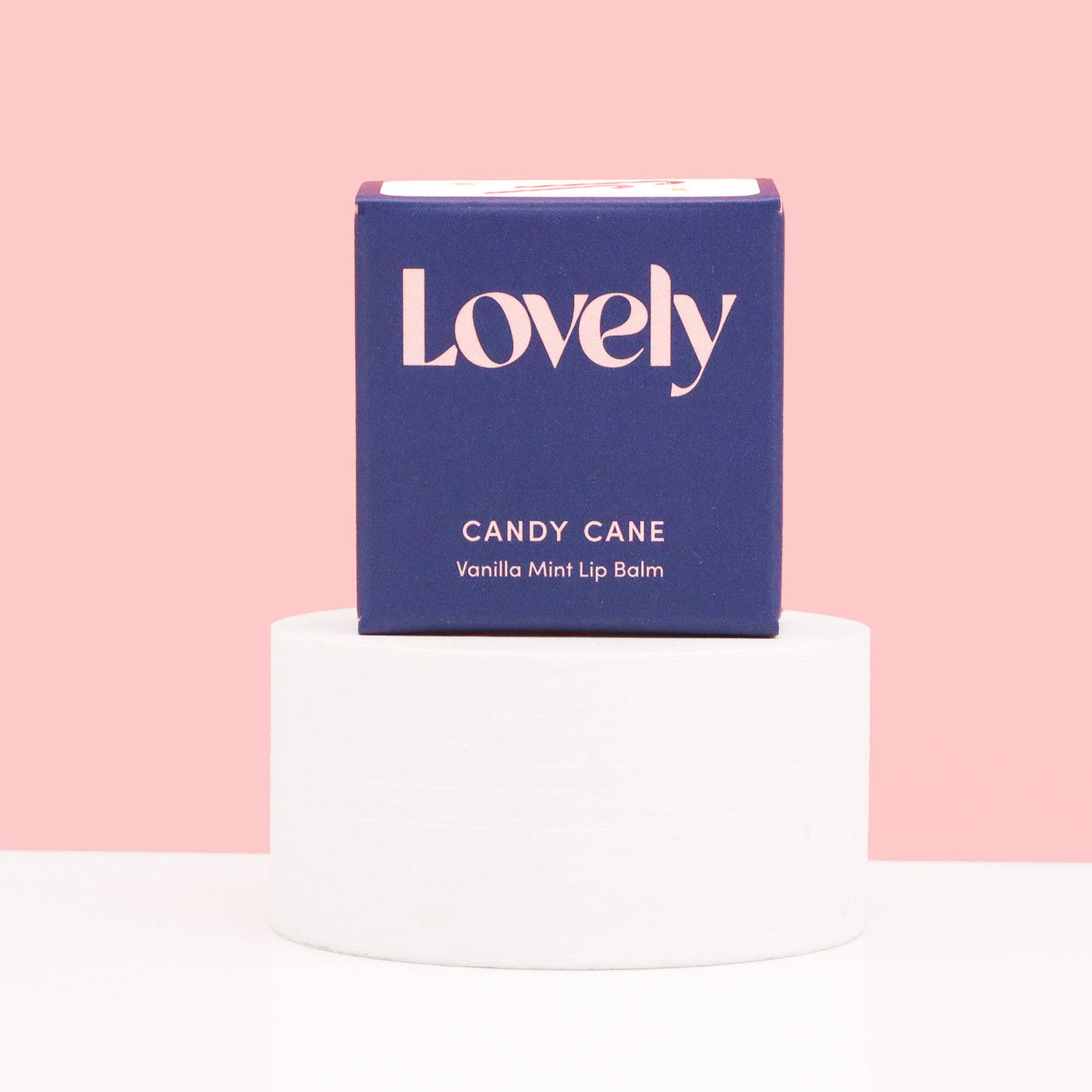 Lip Balm - Candy Cane - Peppermint Vanilla (Seasonal)