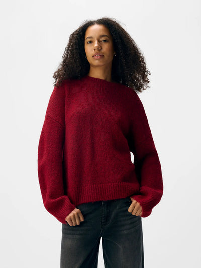 ObjSaggia LS Knit Karanda Red