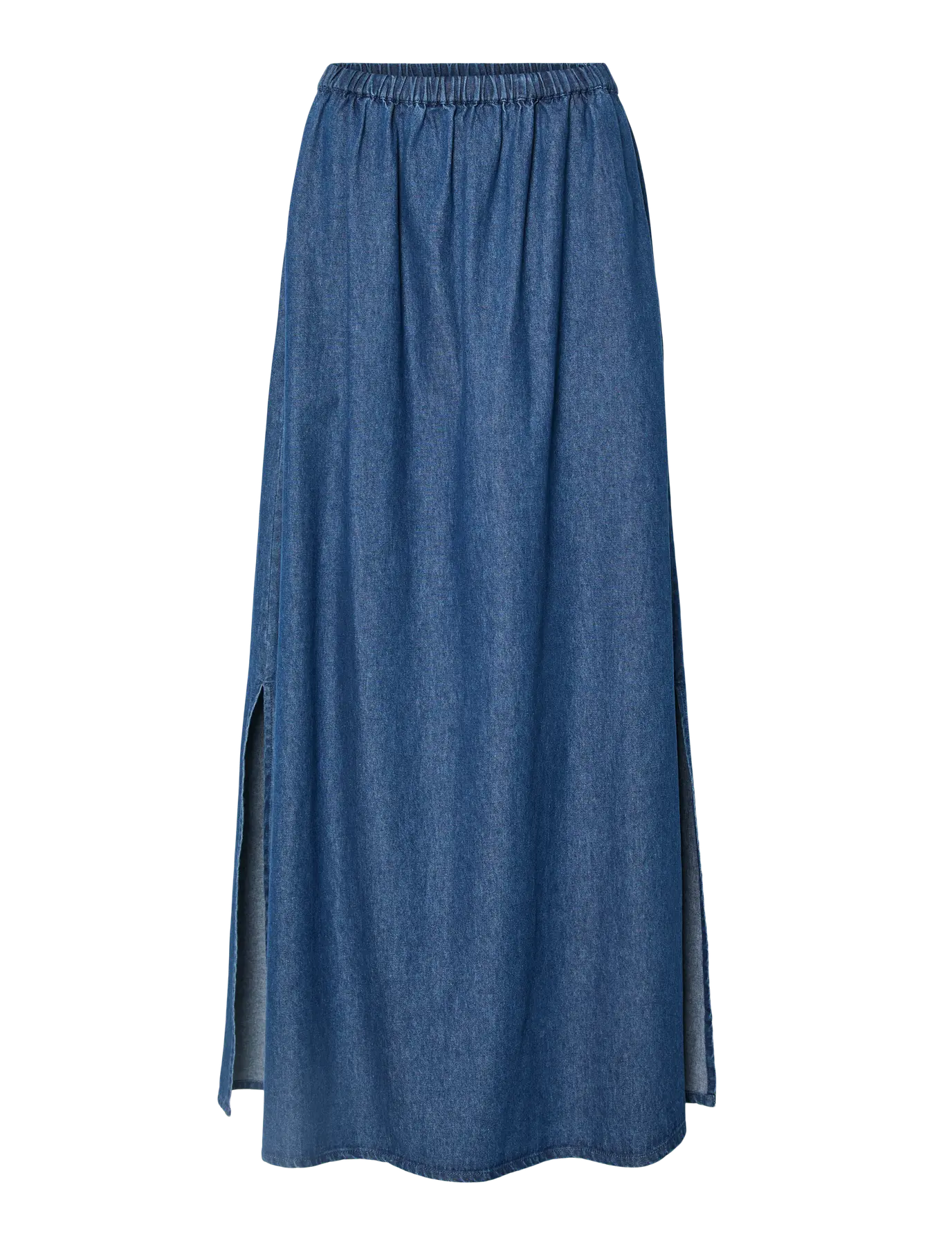PcTenim HW Maxi Skirt Medium Blue Denim