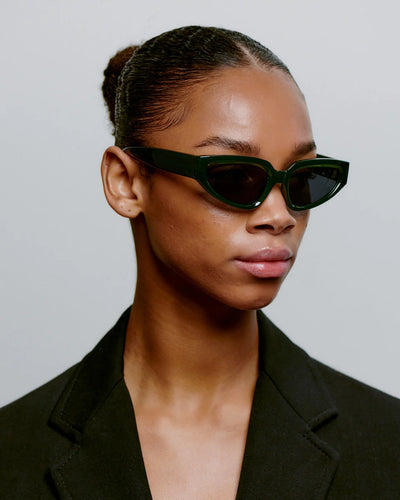Ella Dark Green Sunglasses